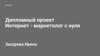 Интернет-маркетолог с нуля. Анализ целевой аудитории и конкурентов. Привлечение пользователей