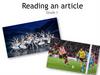 Reading an article