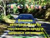 Влияние автотранспорта на окружающую среду и здоровье населения