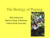 The Biology of Pruning