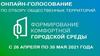 Онлайн-голосование по отбору общественных территорий. Формирование комфортной городской среды