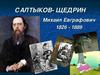 Гений сатиры. Салтыков-Щедрин Михаил Евграфович