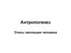 Антропогенез. Этапы эволюции человека