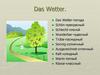 Das Wetter