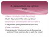 A Composition: my opinion Plan