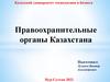 Правоохранительные органы Казахстана