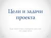Цели и задачи проекта
