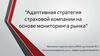 Адаптивная стратегия страховой компании САО «РЕСО-Гарантия» на основе мониторинга рынка