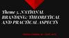 National branding: theoretical and practical aspects
