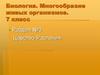 Многообразие живых организмов. Царство Растения.  7 класс