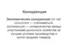 Экономическая конкуренция