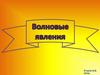 Волновые явления