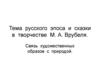 Тема русского эпоса и сказки в творчестве М. А. Врубеля