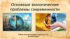 Основные экологические проблемы современности