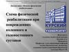 Схема физической реабилитации при повреждениях коленного и голеностопного суставов