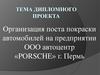 Организация поста покраски автомобилей на предприятии