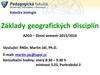 Základy geografických disciplín