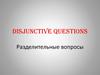 Disjunctive Questions. Разделительные вопросы