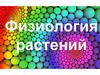 Физиология растений