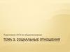 Социальные отношения (тема 3)