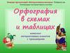 Орфография в схемах и таблицах