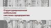 Структурированная кабельная система предприятия