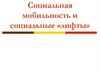 Социальная мобильность и социальные «лифты»