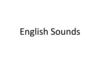 English Sounds