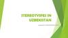 Stereotyipes in Uzbekistan. Stereotypes related to women