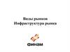Финансовые рынки и инструменты