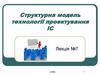 Структурна модель технології проектування ІС