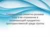 Современная сюжетно-ролевая игра и ее отражение в развивающей предметно- пространственной среде группы