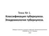 Классификация туберкулеза. Эпидемиология туберкулеза