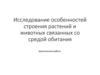 Исследование особенностей строения растений и животных связанных со средой обитания