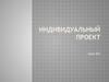 Индивидуальный проект