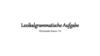 Lexikalgrammatische aufgabe (7 - 8 класс)