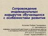 Сопровождение индивидуальных маршрутов обучающихся с особенностями развития