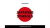 Japanese  symbols