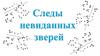Следы невиданных зверей