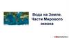 Вода на Земле. Части Мирового океана