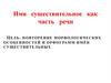 Имя существительное как часть речи