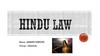 Hindu law
