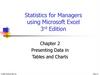 Statistics for Managers using Microsoft Excel 3rd Edition
