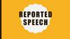 Reported speech