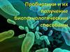 Пробиотики и их получение