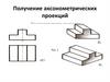 Получение аксонометрических проекций