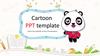 Cartoon panda PowerPoint templates