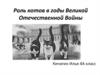 Роль котов в годы Великой Отечественной Войны