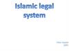 Islamic legaal system