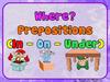 Prepositions flashcards fun activities